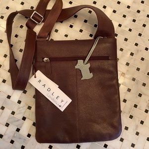 Radley Brown Medium Zip Around Bag